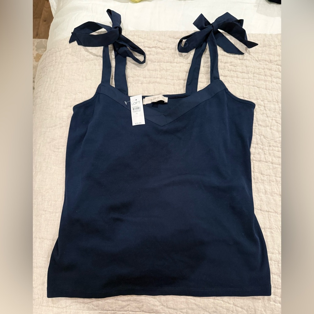 LOFT Dark Blue Camisole Top
